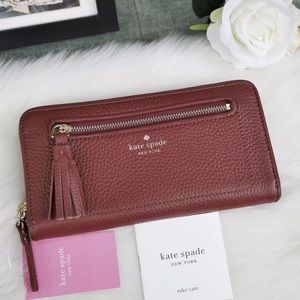 NWT Kate Spade Wallet Neda Chester Street Brown
